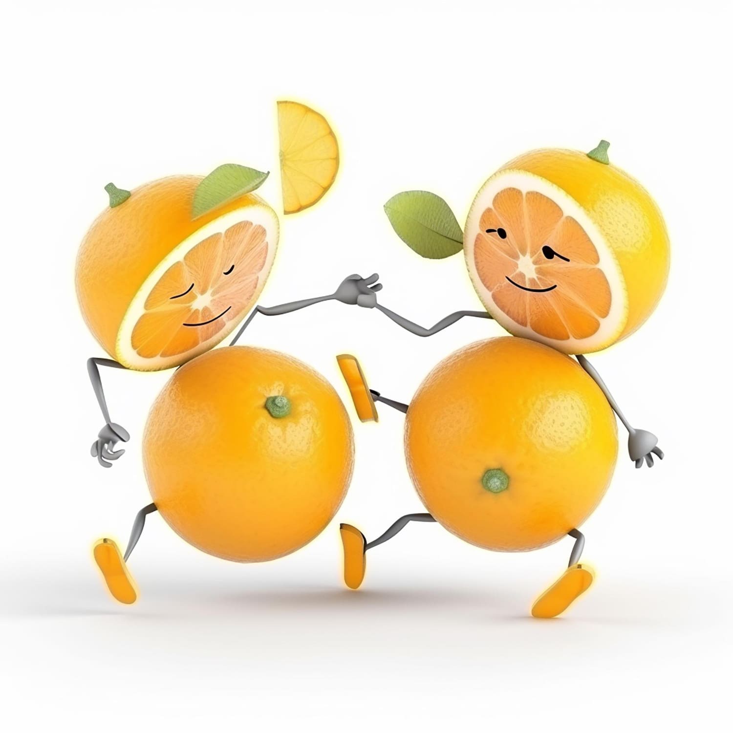 Cartoon exotic orange fruit icon