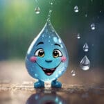 smiling waterdrop