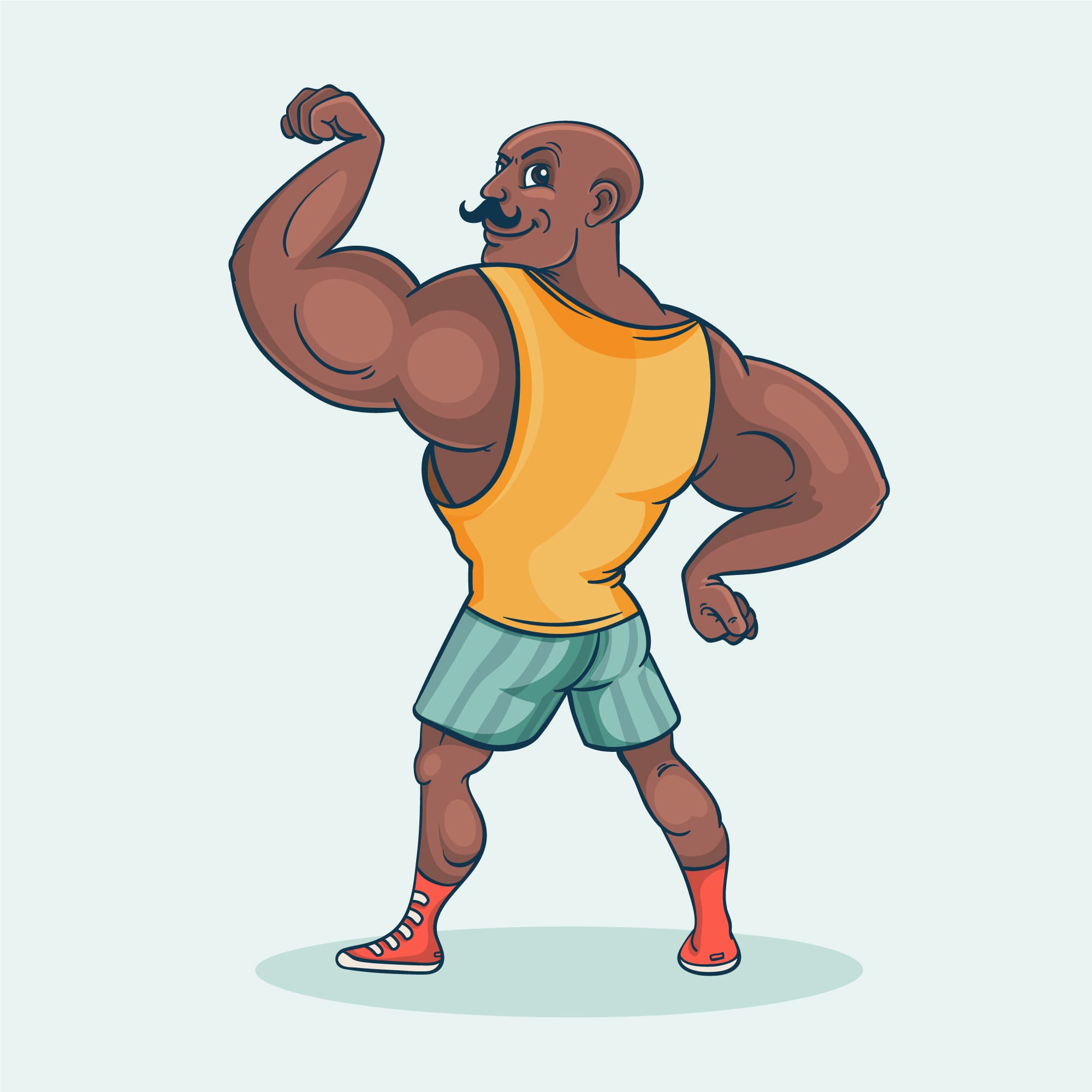 Black Man Muscle