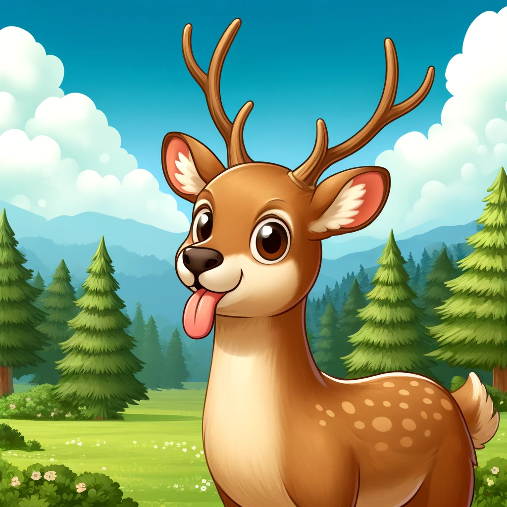 Funny Deer
